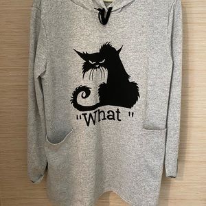 NEW Oversize Cat Sweatshirt